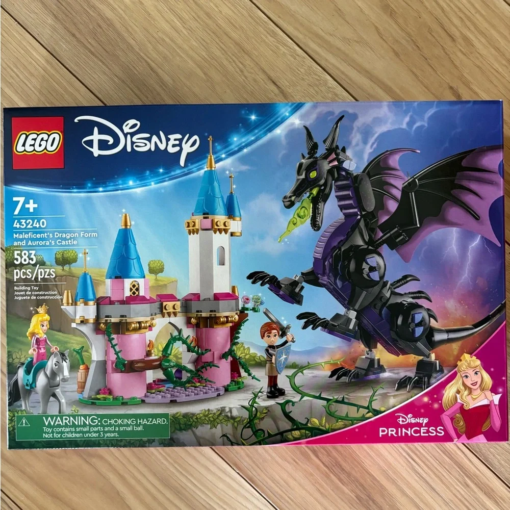 LEGO Disney Maleficent's Dragon Form and Aurora's Castle Set